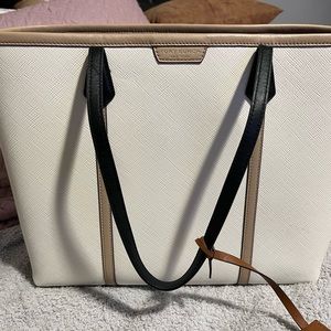 Tory Burch PERRY COLOR-BLOCK TRIPLE-COMPARTMENT TOTE BAG